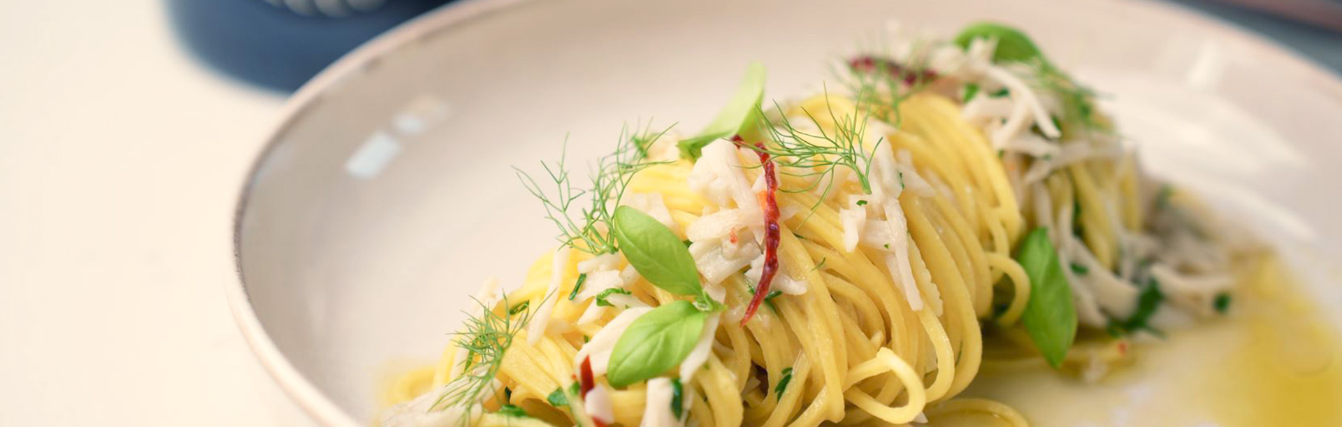 Crab Tagliolini | Consorzio Tutela Prosecco DOC
